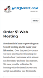Mobile Screenshot of hostbandit.com